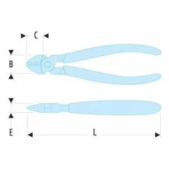 Pince Coupante à Ras FACOM 110 Mm - 425