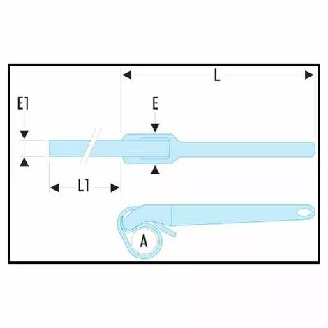 Clé à Sangle Nylon 6 FACOM 165 Mm - 138A.48 2 Clé à Sangle Nylon 6 FACOM 165 Mm - 138A.48 – Image 2