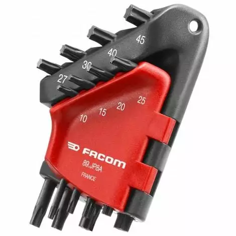 Jeu De 8 Clés Mâles Torx FACOM En étui - 89.JP8A 1 Jeu De 8 Clés Mâles Torx FACOM En étui - 89.JP8A