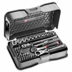 Coffret Douilles 1/4 6 Pans Métriques FACOM 37 Pièces - R.161-6P6HXPB