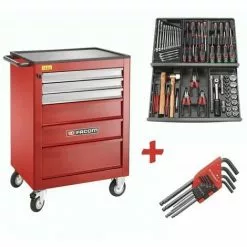 Servante Roll M3 Rouge 69 Outils FACOM 6 Tiroirs - ROLL.CONTACTPF