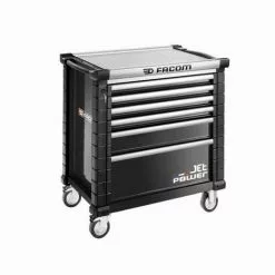 Servante FACOM JETM4 6 Tiroirs Noir Avec Tiroir énergisé - JET.6NM4APOWERPF