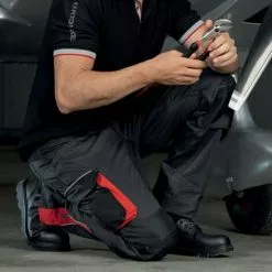 Pantalon Stretch FACOM Strap Noir/Gris/Rouge Taille 54 - FXWW1011E-54 - Noir Et Rouge -FACOM Soldes Boutique 60272778 3