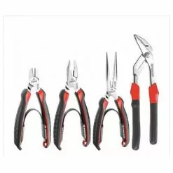 Jeu 4 Pinces FACOM : Multiprise à Verrouillage, Coupante, à Becs Demi-ronds Et Universelle - CPE.A1PB